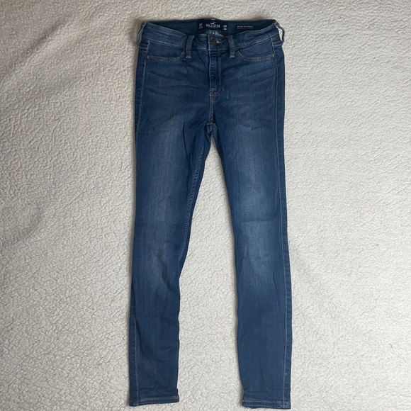 Hollister Jeans Super Strech Mid Rise Jean Leggings Advance Stretch Size 26 - Picture 2 of 11